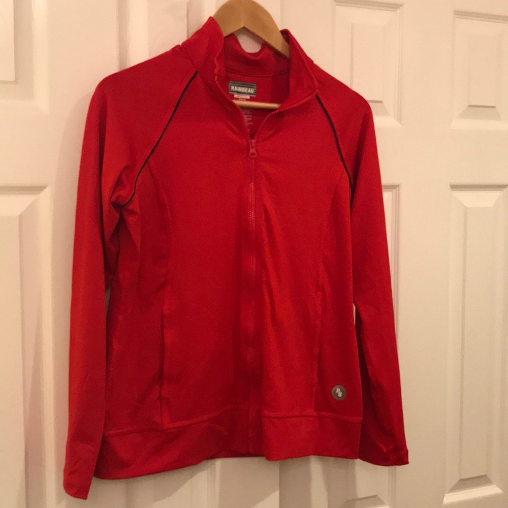 Rainbeau semi-fitted zip front jacket